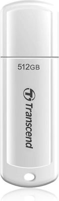 Transcend JetFlash 730 512GB USB 3.0 Stick Alb