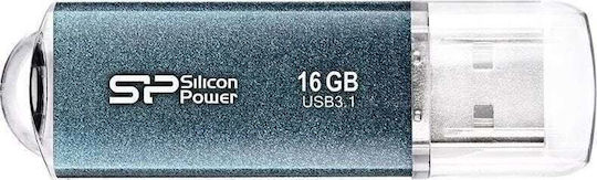 Silicon Power Marvel M01 16GB USB 3.0 Stick Μπλε