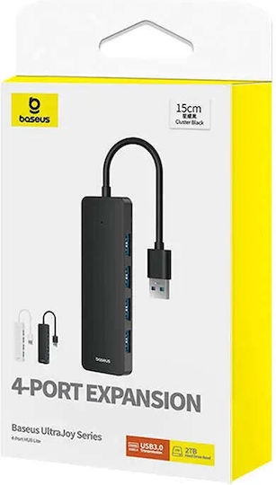 Baseus UltraJoy Lite USB 3.0 4 Port Hub with USB-A Connection