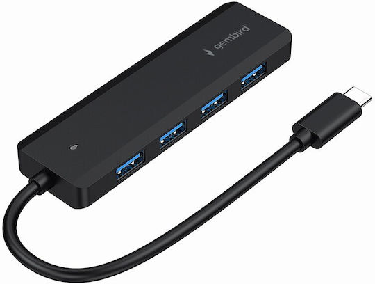 Gembird Hub 4 Porturi USB 3.1 Cu Conectare USB-C