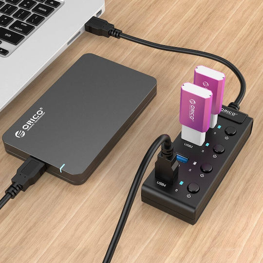 Orico Hub 4 Θυρών USB 3.0 με σύνδεση USB-A