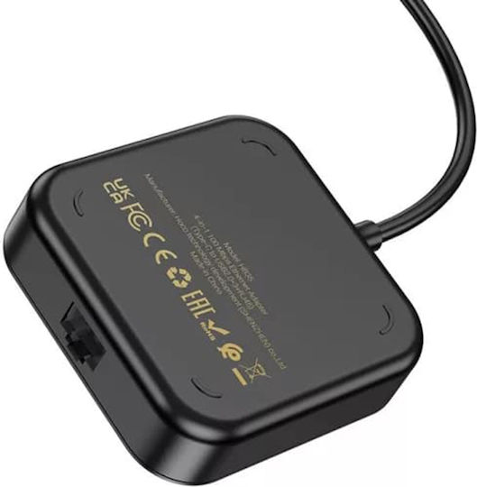 Hoco HB35 Hub 3 Θυρών USB 3.0 με σύνδεση USB-C / Ethernet