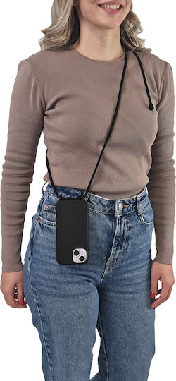 Силиконов калъф с връзка Carryhang Sonique Xiaomi Xiaomi 14 Ultra Черен