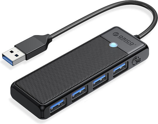 Orico USB-Hub 4 Anschlüsse USB 3.0 mit Anschluss an einen Computer USB-A