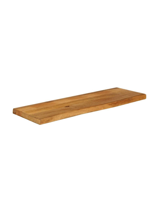 vidaXL Rectangular Table Surface made of Solid Wood Mango 120x20x3.8cm 370566 1pcs