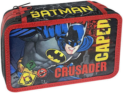 Triple Batman Filled Pencil Case 19.5x12.5x7cm Warner Bros 50-3118