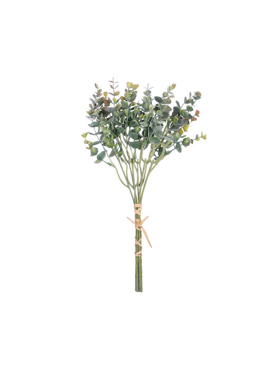 Artificial Decorative Branch Eucalyptus Green 37cm GloboStar
