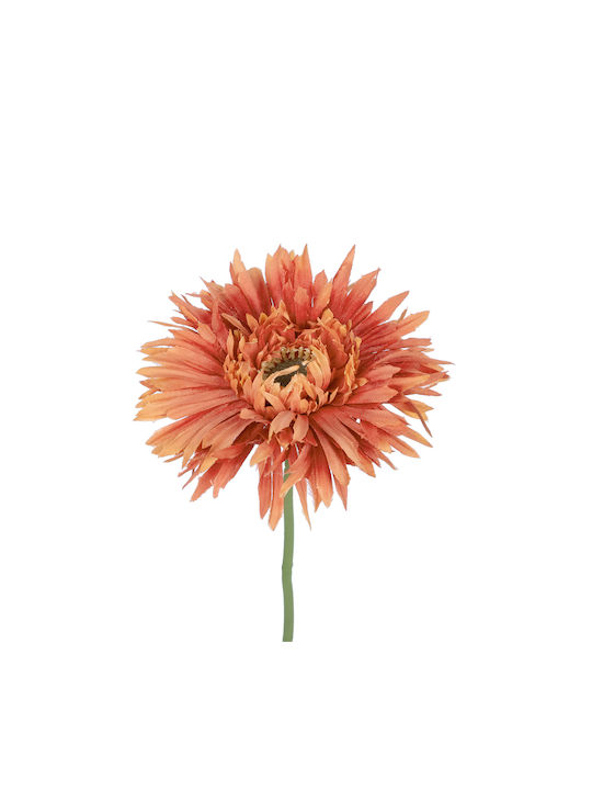 Dekorative künstliche Blume Rose Orange 44cm GloboStar