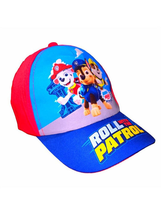 Nickelodeon Παιδικό Καπέλο Jockey Υφασμάτινο Μπλε/Κόκκινο