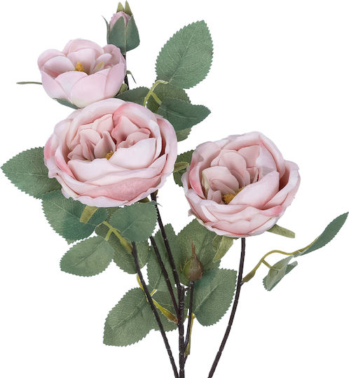 Dekorative künstliche Blume Rose Rosa 70cm GloboStar