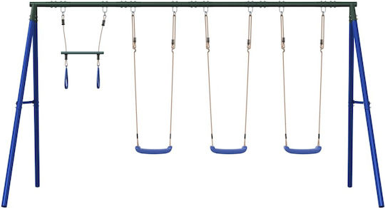 vidaXL Metal Hanging Swing 341x185x185cm Blue