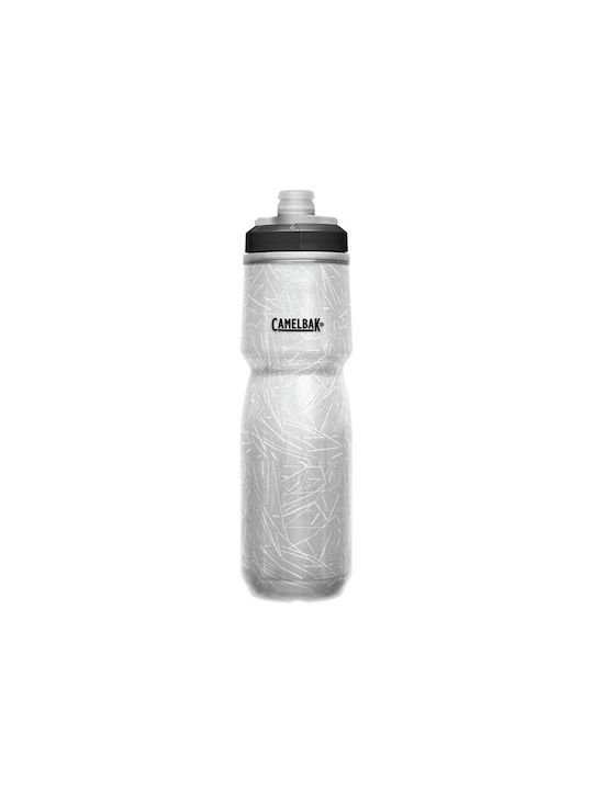 Camelbak Podium Ice Πλαστικό Παγούρι Ποδηλάτου 620ml Ασημί