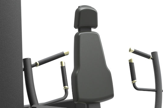 Impulse Πρέσα Στήθους με Βάρη 91kg Μαύρο