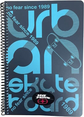 No Fear Wolf Τετραδιο Σπιραλ 17χ25 2 Θεματων 70 Φυλλων 348-29402