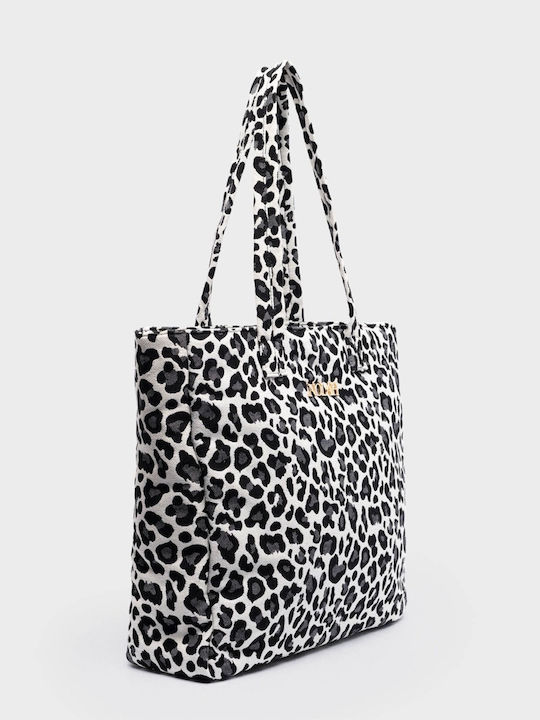 Nolah Fabric Beach Bag Animal Print