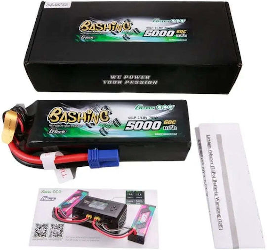 Battery Gens Ace G-tech 5000mah 14.8v 4s1p 60c Lipo Battery Pack Ec5 Connector Bashing Series