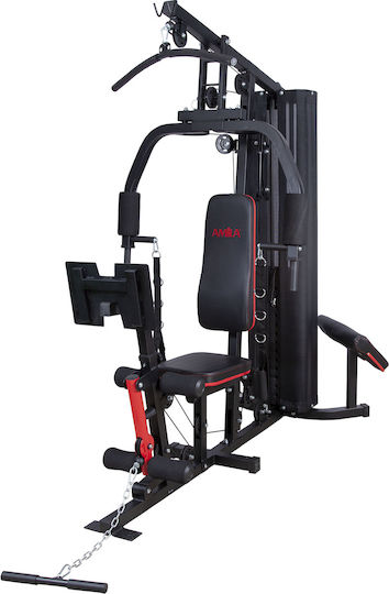 AMILA Home Gym Πολυόργανο Γυμναστικής με Βάρη 67kg