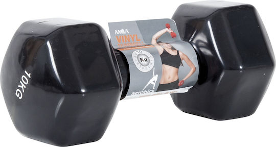 AMILA Dumbbell Hexagon Vinyl 1 x 10kg