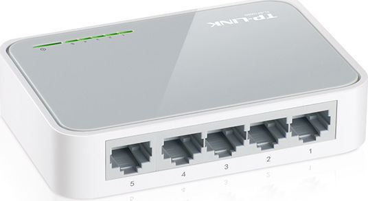 TP-LINK TL-SF1005D v15 Unmanaged L2 Switch με 5 Θύρες Ethernet