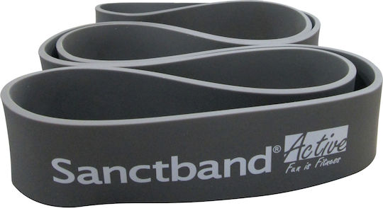 Sanctband Active Super Bandă de rezistență pentru exerciții Bucla Foarte Dur Gri Foarte tare+ 1.04m