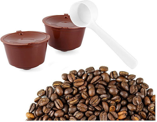 Verk Group Wiederbefüllbare Kapseln Kompatibel mit Maschine Dolce Gusto 5Mützen
