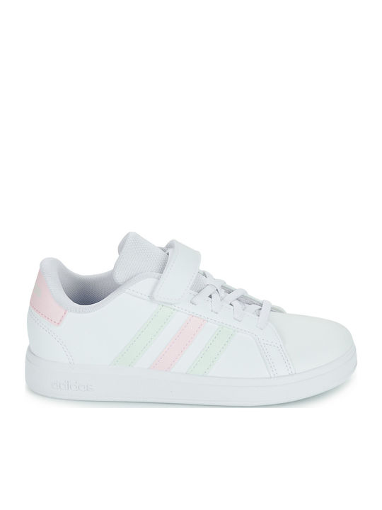 Grand Court GRAND COURT 2.0 EL C Kids Sneakers with Scratch White