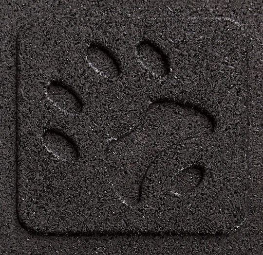 Beka Sport Rubber Gym Exercise Equipment Floor Mat Black 100x100x1.5cm