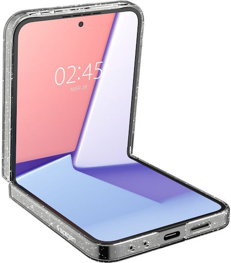 Spigen Air Skin Silicone Plastic Back Cover 0.3mm Crystal Glitter Galaxy Z Flip6