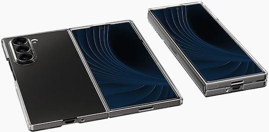 Spigen Airskin Umschlag Rückseite Silikon 0.9mm Transparent (Galaxy Z Fold6)