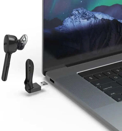 HAMA MyVoice1300 In ear Bluetooth хендсфри Слушалка Черен