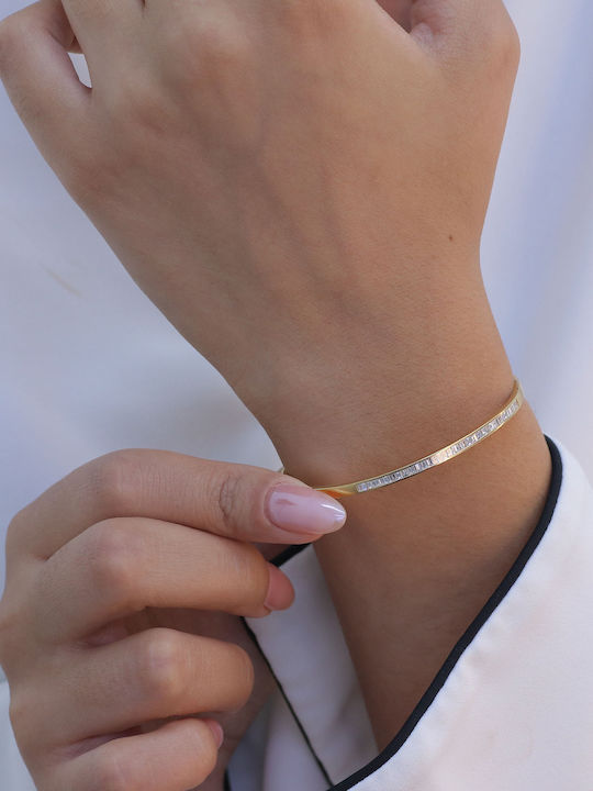 Bracelet Handcuffs made of Gold with Diamonds