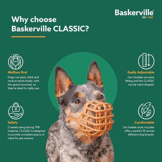 Baskerville Classic Basket Muzzle No 6