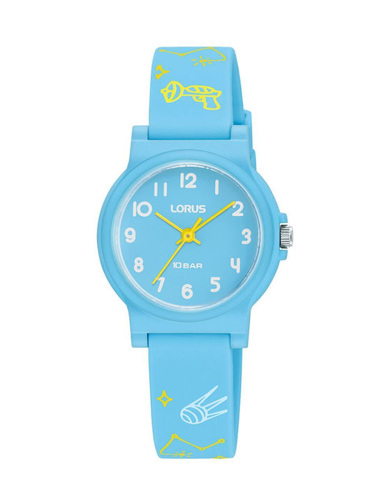 Lorus Kinder-Analoguhr mit Silikonarmband Blau