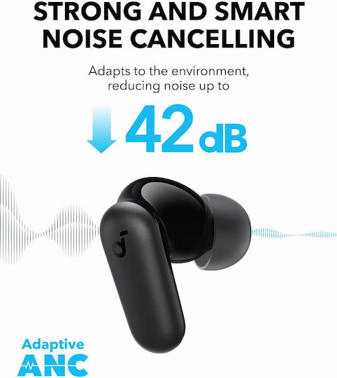 Soundcore by Anker P30i In-ear Bluetooth Handsfree Earphones with Sweat Resistance and Charging Case Black