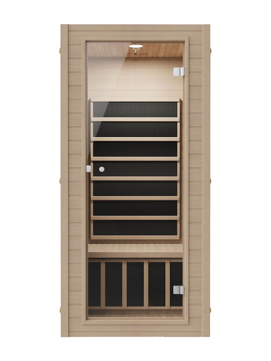 AMILA S-11 Saună Individuală Cuptor / Încălzitor exterior Interior L90xW90xH190cm