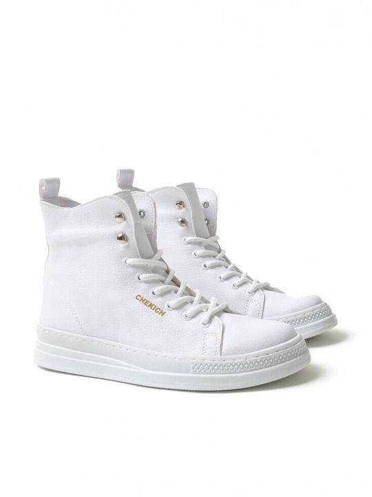 MEN'S BOOTS CHEKICH CH055 WHITE - WHITE