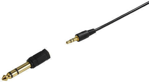 HAMA Shell Wired On Ear Headphones Black