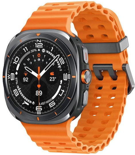 Samsung Galaxy Watch Ultra Titanium 47mm Waterproof with eSIM and Heart Rate Monitor (Titanium Gray)