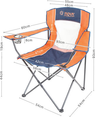 Escape Καρέκλα Παραλίας Πορτοκαλί