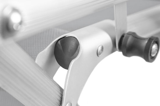 Escape Small Chair Beach Aluminium with High Back White