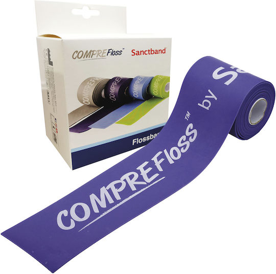 Sanctband CompreFloss Heavy Λάστιχο Floss Band 5cm x 2m Μωβ