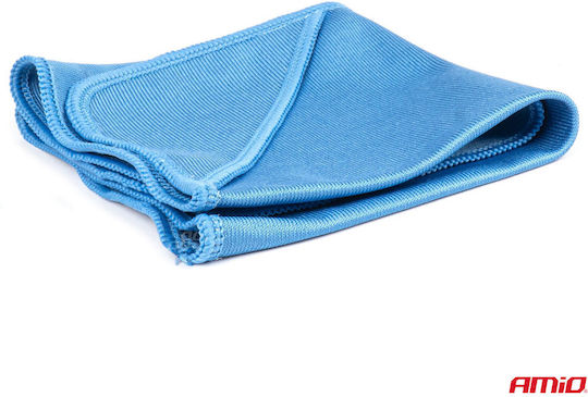 AMiO Tuch Mikrofaser Reinigung für Windows Auto 300gsm Hellblau 40x30cm