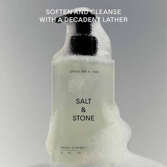 Salt & Stone Sprirulina & Yuzu Течен Почистване Лице 212мл