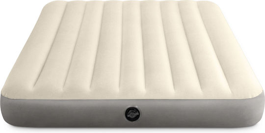 Intex Inflatable Sleeping Mattress Deluxe Single High 203x152x25εκ.