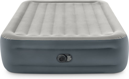 Intex Aufblasbare Camping-Luftmatratze Doppel mit Integrierter Elektrischer Pumpe Essential 203x152x46cm