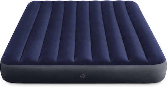 Intex Inflatable Sleeping Mattress Single Classic Downy 191x76x25εκ. Blue