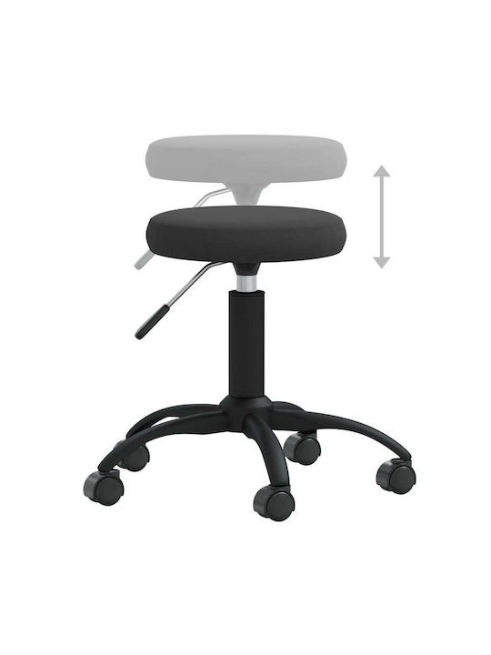 Office Desk Stool Black 31x31x42cm