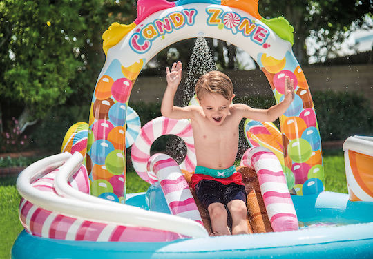 Intex Candy Zone Play Center Children's Swimming Pool 206lt Inflatable 295x191x130cm