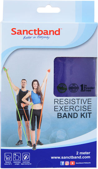Sanctband Resistance Band Very Hard Purple 2m 2m