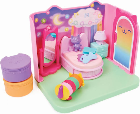 Spin Master Παιχνίδι Μινιατούρα Gabby's Dollhouse Pillow Cat Sweet Dreams Bedroom Deluxe Room για 3+ Ετών